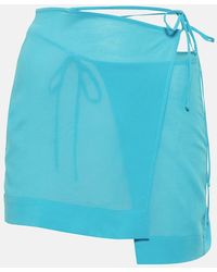 Nensi Dojaka - Asymmetric Wrap Miniskirt - Lyst