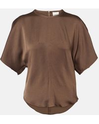 Isabel Marant - Karlita Satin Top - Lyst