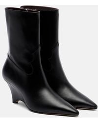 Le Monde Beryl - Camille 70 Leather Boots - Lyst
