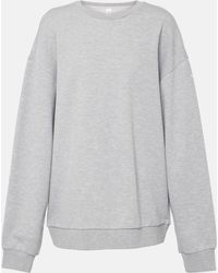 Alo Yoga - Accolade Cotton-blend Sweatshirt - Lyst