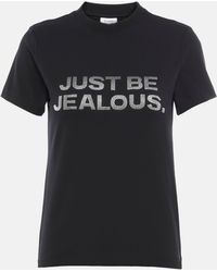 Vetements - Embellished Cotton Jersey T-shirt - Lyst