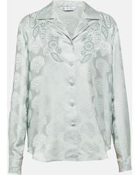 Loro Piana - Enora Floral Silk Jacquard Shirt - Lyst