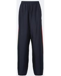Gucci - Web Stripe Silk Track Pants - Lyst