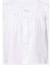 Velvet - Tana Linen Top - Lyst