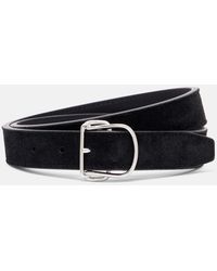 TOTEME - Swirl Suede Belt - Lyst