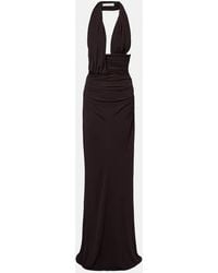Christopher Esber - Cutout Halterneck Jersey Maxi Dress - Lyst