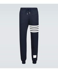 Thom Browne - Pantalones deportivos de algodon con 4-Bar - Lyst
