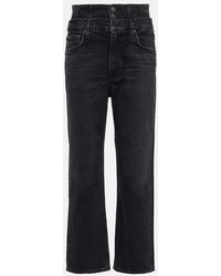 Citizens of Humanity - High-Rise Straight Jeans Sidney - Lyst