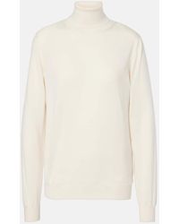 The Row - Heva Wool Jersey Turtleneck Sweater - Lyst