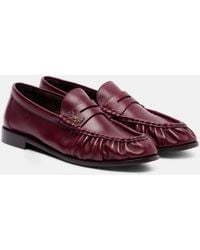 Saint Laurent - Le Loafer Leather Loafers - Lyst