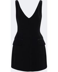 Sportmax - Sleeveless Velvet Minidress - Lyst