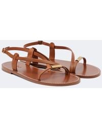 Chloé - Matilda Leather Sandals - Lyst