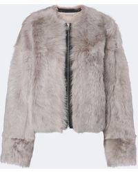 Nour Hammour - Dianne Shearling Jacket - Lyst