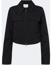 Vince - Cropped Cotton Jacket - Lyst