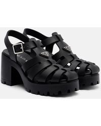 Prada - Sandalen Monolith - Lyst