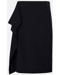 Plan C - Wool Wrap Skirt - Lyst