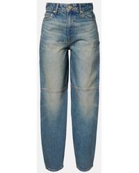 Ganni - Stary Barrel-Leg Jeans - Lyst