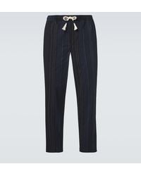 Orlebar Brown - Sonoran Striped Cotton Straight Pants - Lyst