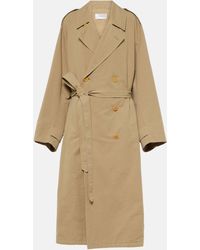 The Row - Trench-coat Montrose en coton et lin - Lyst