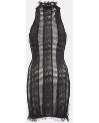Roberta Einer - Abito Corto Angel Con Tulle - Lyst