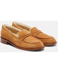 Paris Texas - Dylan Suede Penny Loafers - Lyst