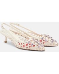 Roger Vivier - I Love Leather Slingback Pumps - Lyst
