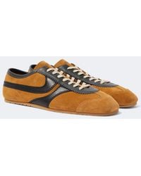 Dries Van Noten - Baskets En Daim Et Cuir - Lyst