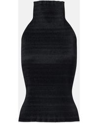 Magda Butrym - Shirred Turtleneck Top - Lyst