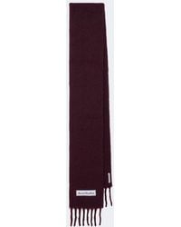 Acne Studios - Fringed Alpaca, Wool, And Mohair-Blend Scarf - Lyst