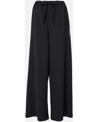 Marni - High-Rise Gingham Wide-Leg Pants - Lyst