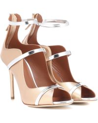 Malone Souliers Mika Leather Sandals - Metallic