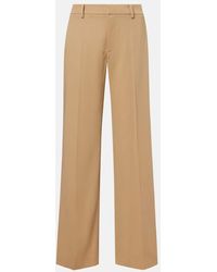 Ralph Lauren - Corrine Low-Rise Wool Wide-Leg Pants - Lyst