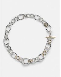 David Yurman - Dy Mercer Sterling And 18Kt Chain Necklace With Diamonds - Lyst