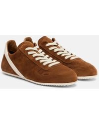 Rick Owens - Minimal Suede Sneakers - Lyst