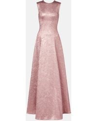 Emilia Wickstead - Robe Nodin Aus Cloque - Lyst