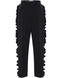 Max Mara Capsula Virgin Wool Pants - Black