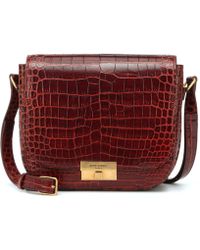 Saint Laurent Betty Leather Crossbody Bag - Brown