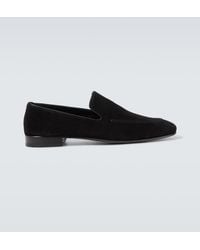 Manolo Blahnik - Truro Suede Loafers - Lyst