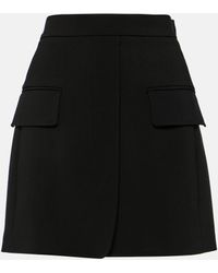 Max Mara - Wool-blend Miniskirt - Lyst