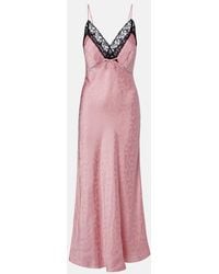 RIXO London - Maxikleid Alberta Aus Satin-Jacquard - Lyst