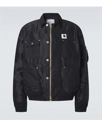Sacai - X Carhartt Corduroy-Trimmed Blouson Jacket - Lyst