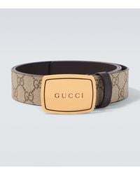 Gucci - Gg Supreme Canvas Belt - Lyst