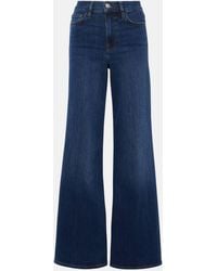 FRAME - High-rise Flared Jeans - Lyst