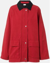 The Row - Elodianna Cotton Canvas Jacket - Lyst