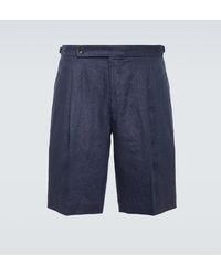 Incotex - Shorts aus Leinen - Lyst
