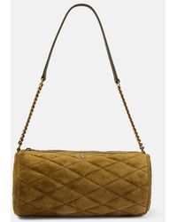 Saint Laurent - Borsa a spalla Sade Small in suede - Lyst