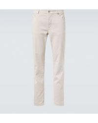 Brunello Cucinelli - Mid-Rise Slim Jeans - Lyst