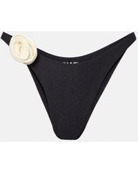 SAME - Rosette Floral-Applique Bikini Bottoms - Lyst