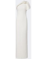 Safiyaa - One-Shoulder Crepe Gown - Lyst