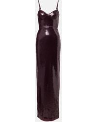 David Koma - Embellished Gathered Gown - Lyst